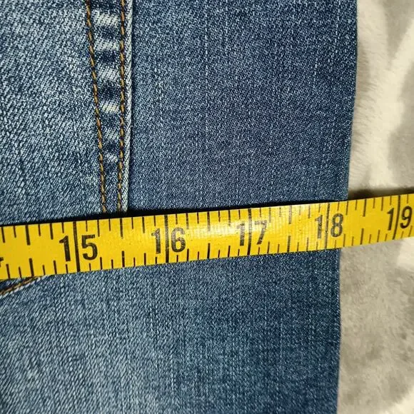 Best Mountain Denim Skirt Women Size L Blue Button Front Western Cowgirl Ranch - Picture 8 of 9